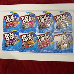 🛹Tech Deck, Sonic The Hedgehog, 8 Total, Complete Bundle Of Singles